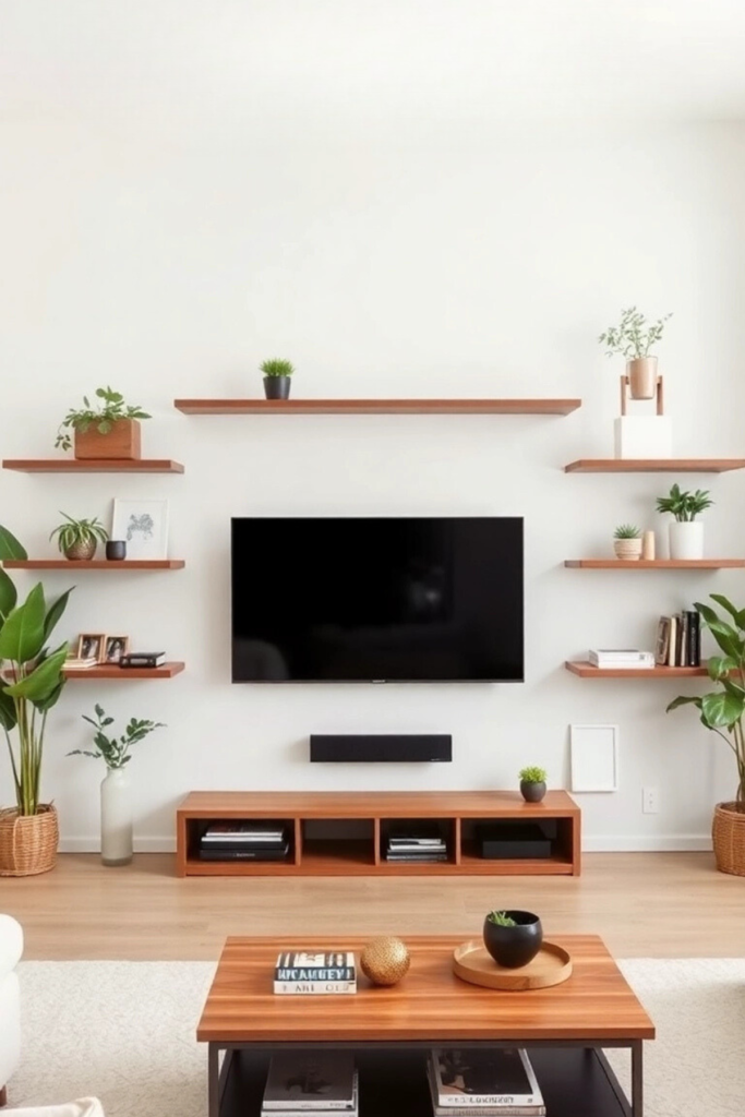 living room tv wall