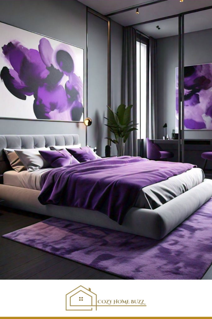 Purple and Silver