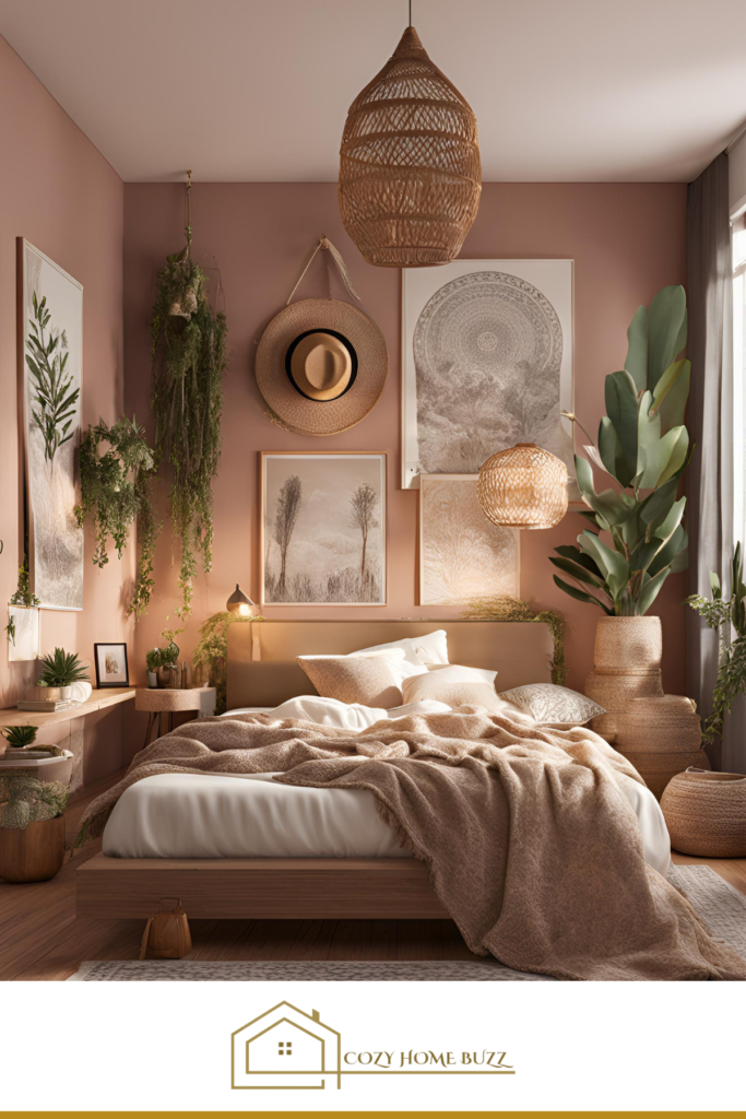 cozy boho bedroom