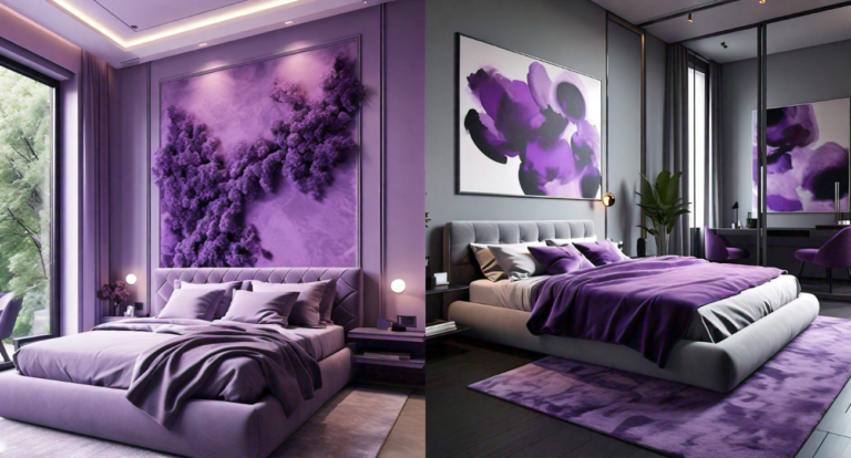 purple bedroom ideas