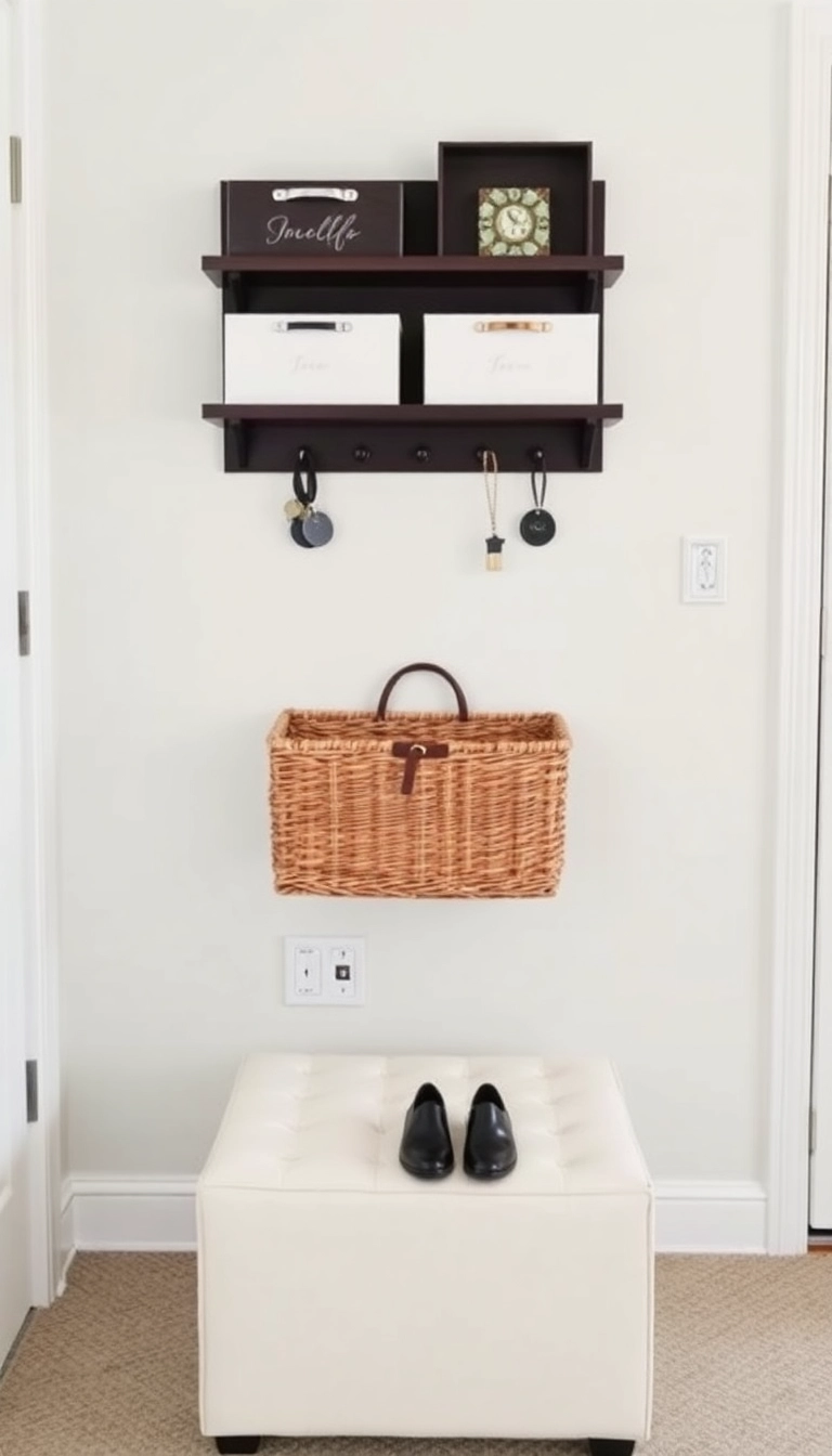 16 Entryway Decor Tricks That'll Leave Your Guests Wanting More! - 9. Creative Storage Solutions