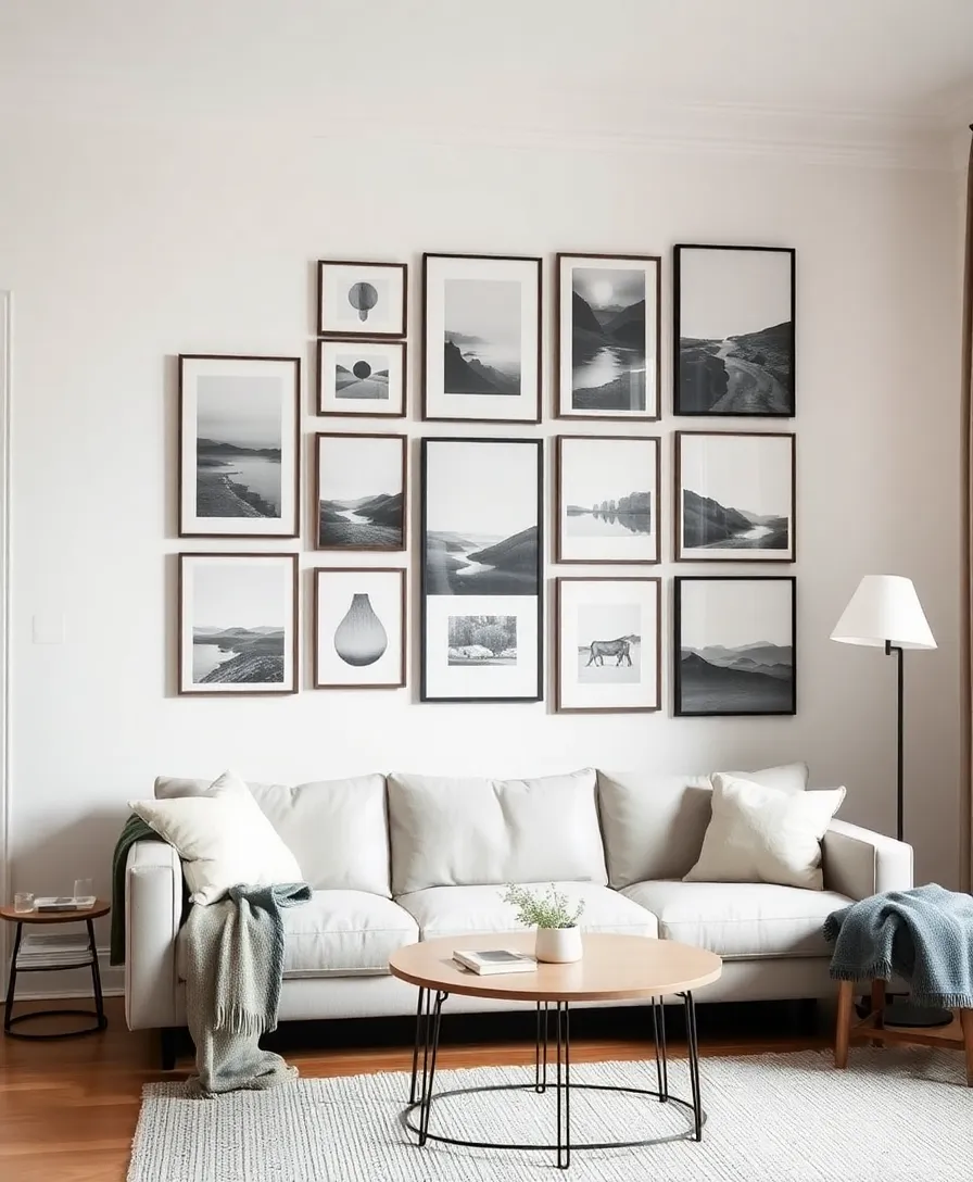 16 Scandinavian Living Room Ideas That Will Bring Hygge into Your Home! - 12. Scandinavian-inspired Wall Art