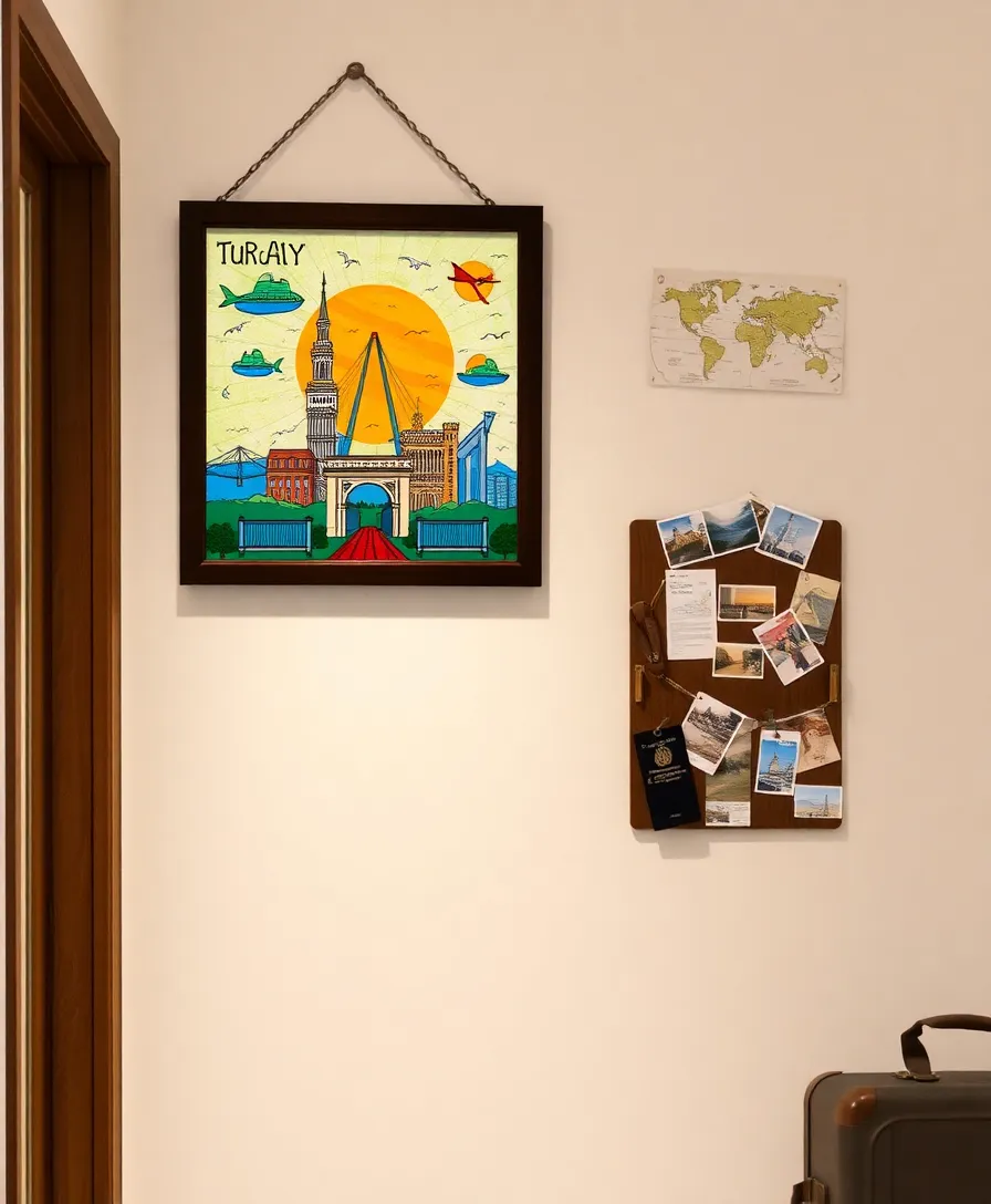 21 Gorgeous DIY Wall Art Ideas Using Canva (Wait Until You See #12!) - 9. Art Inspired by Travel