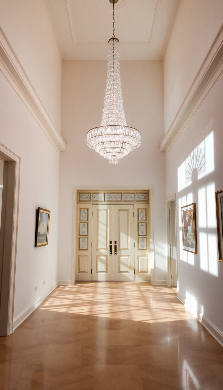 16 Entryway Decor Tricks That'll Leave Your Guests Wanting More! - 12. Unique Lighting Fixtures