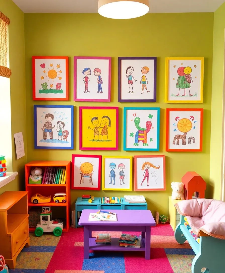 21 Gorgeous DIY Wall Art Ideas Using Canva (Wait Until You See #12!) - 11. Playful Kids' Art