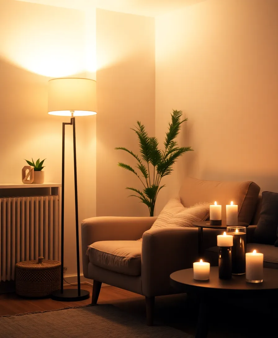 16 Scandinavian Living Room Ideas That Will Bring Hygge into Your Home! - 6. Warm Lighting