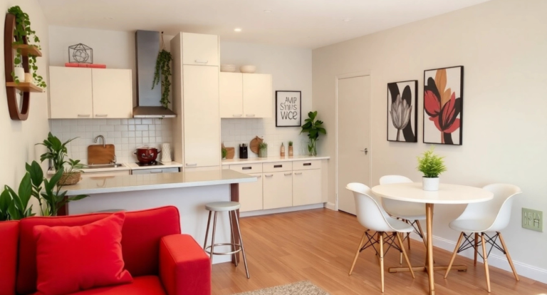 Small Living Room Kitchen Ideas