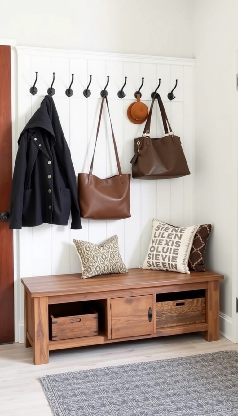 16 Entryway Decor Tricks That'll Leave Your Guests Wanting More! - 3. Functional Furniture