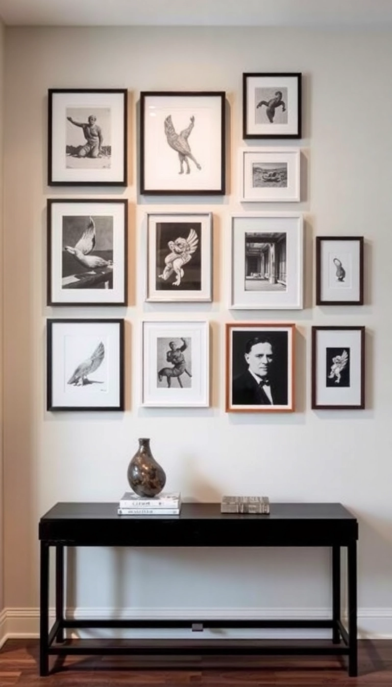 16 Entryway Decor Tricks That'll Leave Your Guests Wanting More! - 4. Artful Displays
