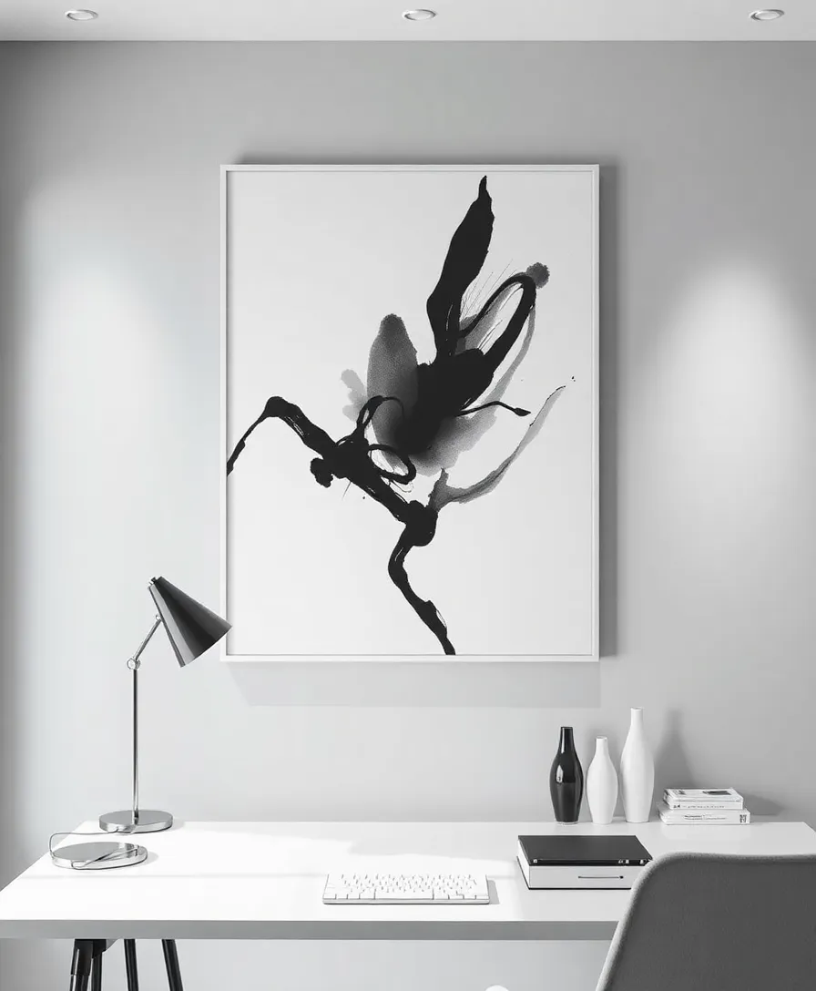 21 Gorgeous DIY Wall Art Ideas Using Canva (Wait Until You See #12!) - 8. Monochrome Art Pieces