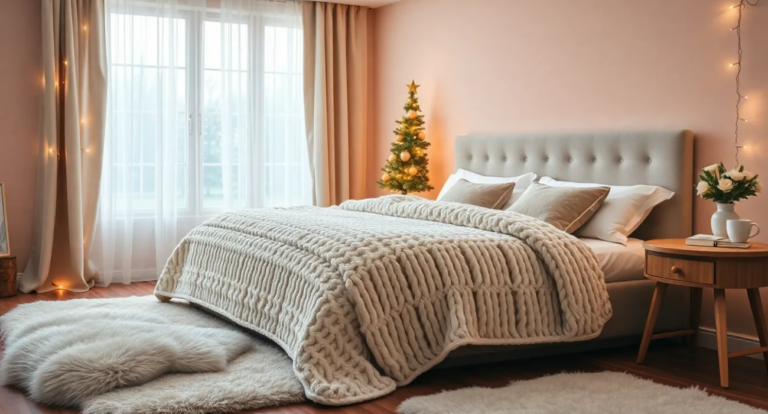 cozy winter bedroom decor