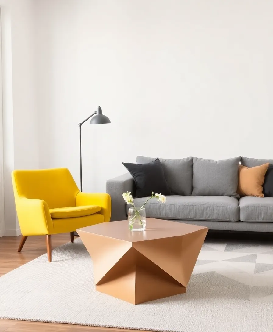 16 Scandinavian Living Room Ideas That Will Bring Hygge into Your Home! - 7. Statement Furniture Pieces