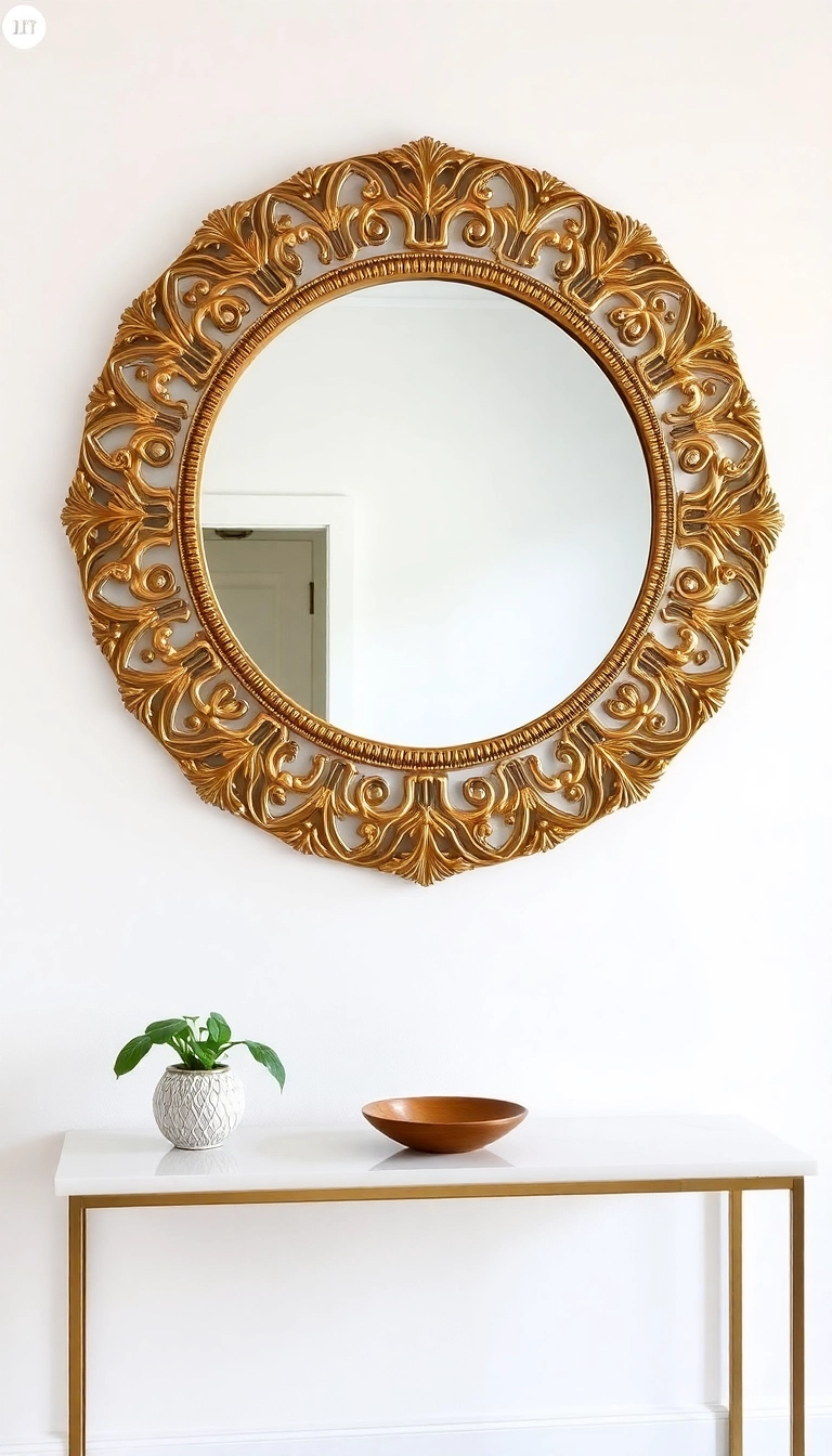 16 Entryway Decor Tricks That'll Leave Your Guests Wanting More! - 1. Statement Mirrors