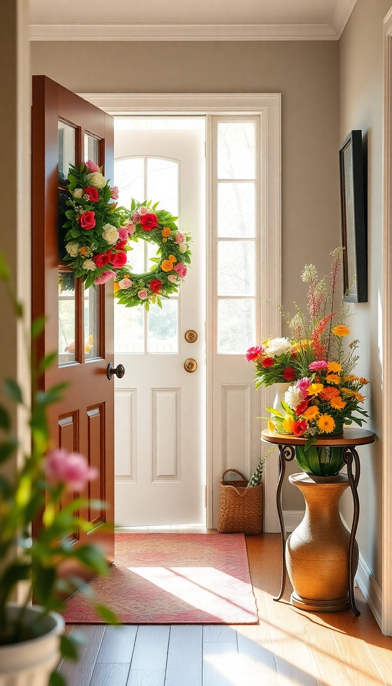 16 Entryway Decor Tricks That'll Leave Your Guests Wanting More! - 10. Seasonal Decor
