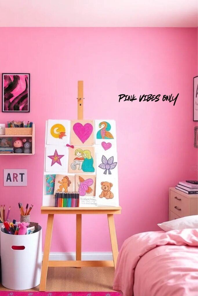 pink bedroom