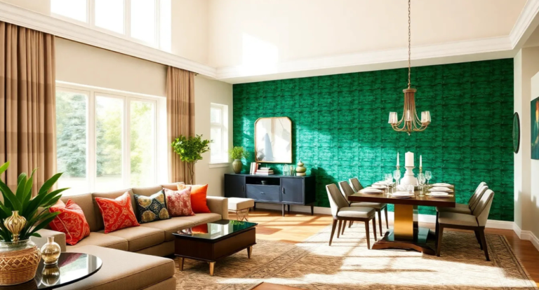 shared wall between your living room and dining room