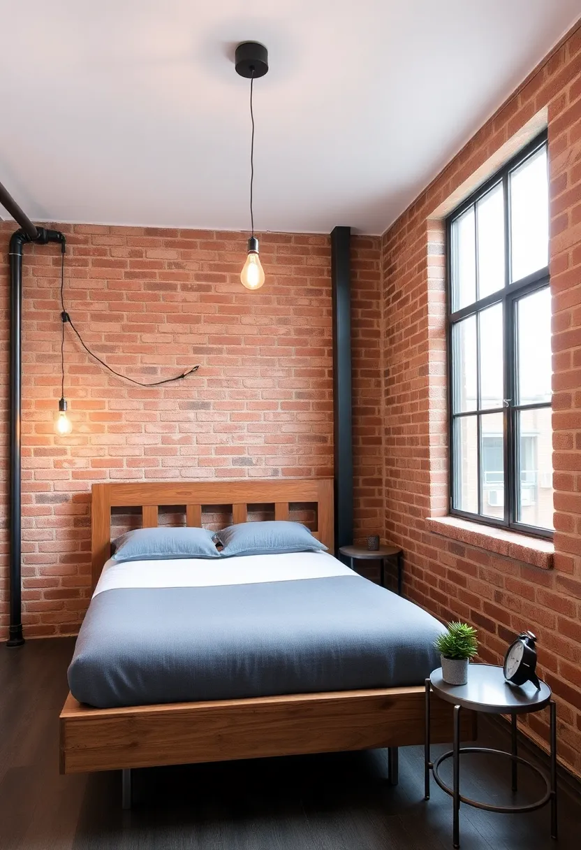 14 Minimalist Room Ideas for Men That'll Make You Say 'Less is More!' - 2. Industrial Chic