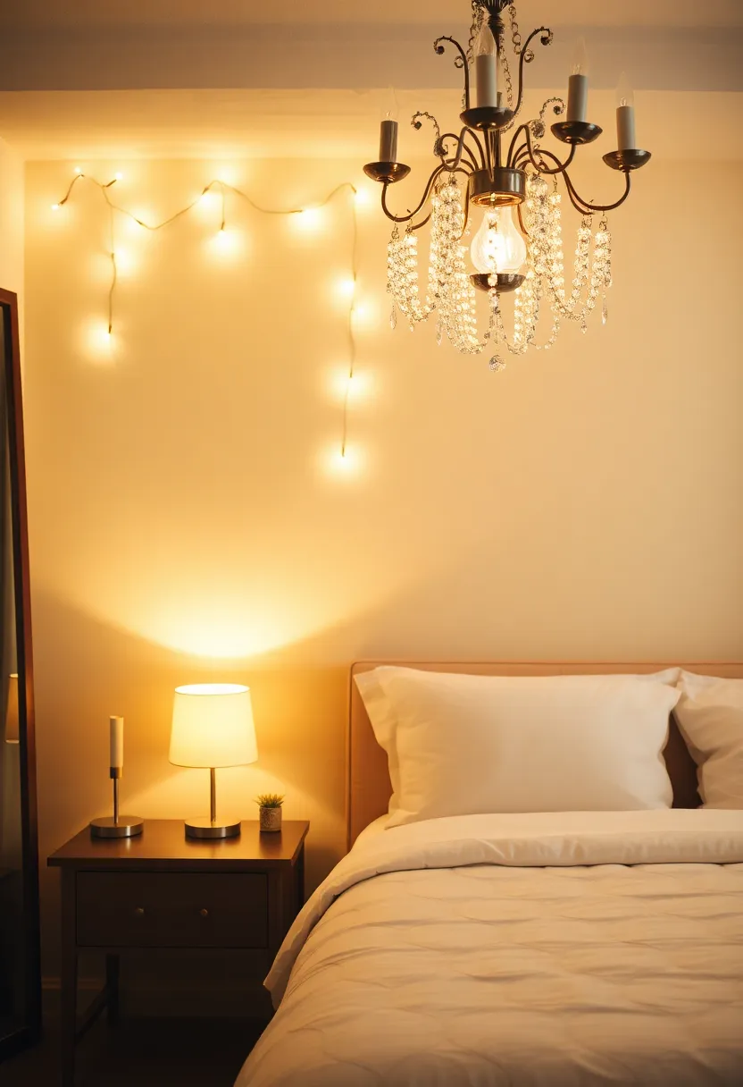 20 Guest Room Decor Ideas That'll Make Your Visitors Feel Right at Home (You Won't Believe #15!) - 6. Create Ambiance with Lighting
