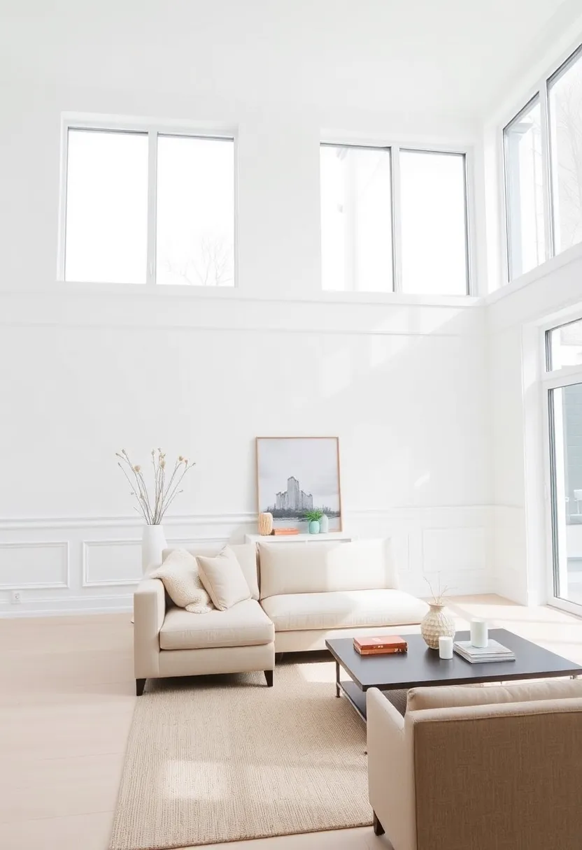 15 Stunning Wainscoting Ideas That'll Transform Your Living Room into a Stylish Retreat! - 8. Minimalist Wainscoting