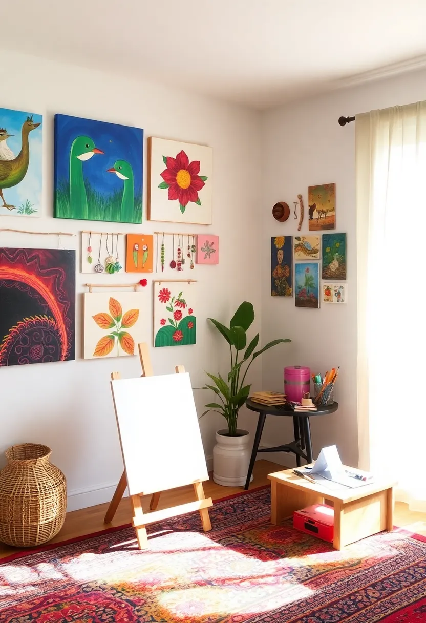 21 Dreamy Meditation Corners That Will Make You Say 'I Need This Now!' (Wait Until You See #10!) - 4. Artistic Sanctuary