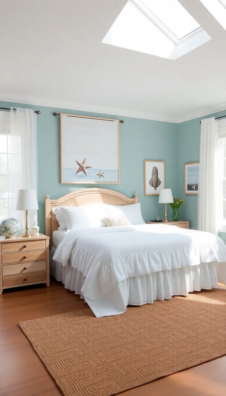 30 Teal Bedroom Inspiration Ideas That Will Spark Your Creativity! - 1. Coastal Teal Retreat