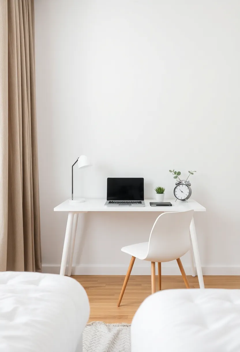 14 Minimalist Room Ideas for Men That'll Make You Say 'Less is More!' - 12. Minimalist Workspace