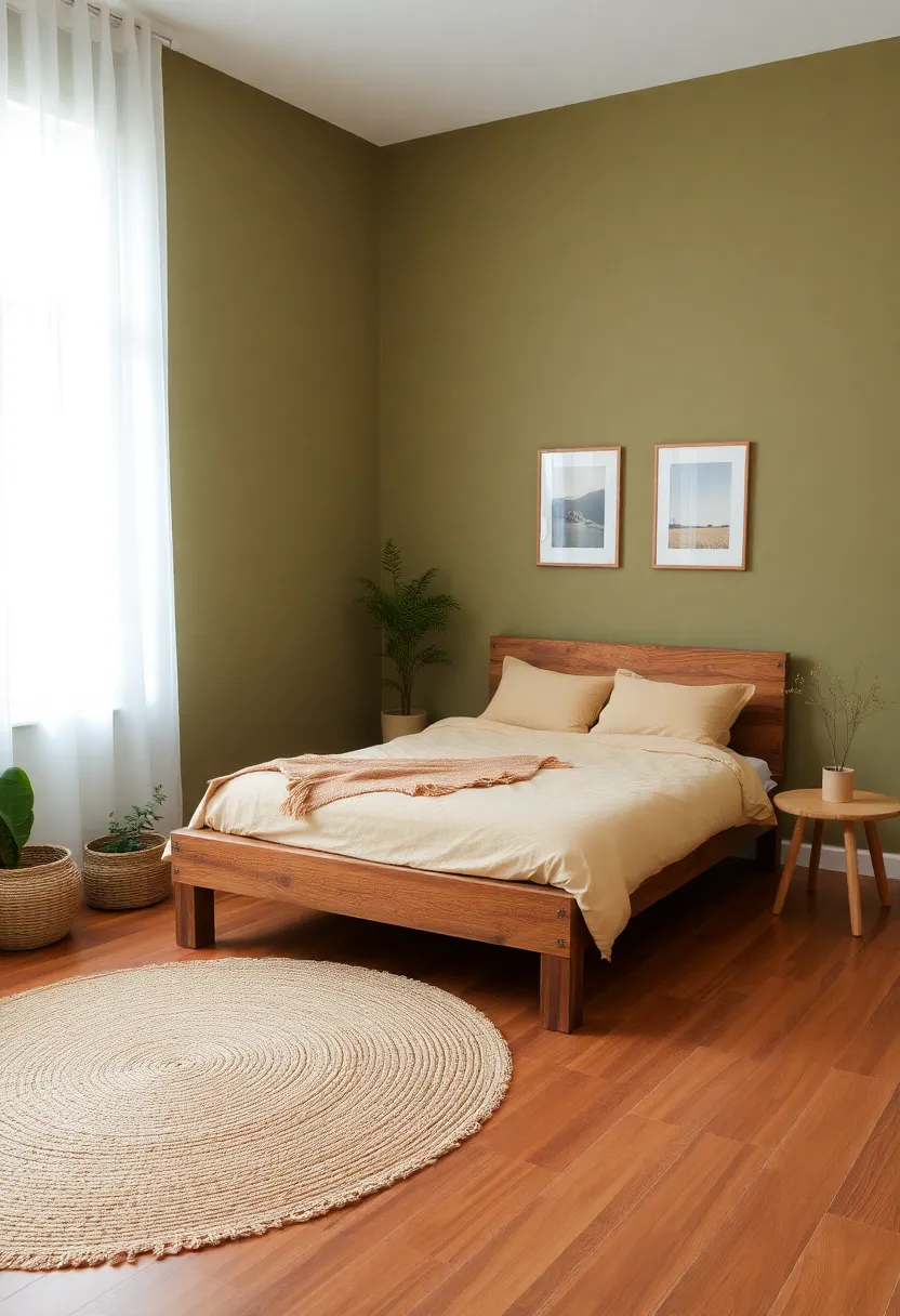 14 Minimalist Room Ideas for Men That'll Make You Say 'Less is More!' - 5. Earthy Tones