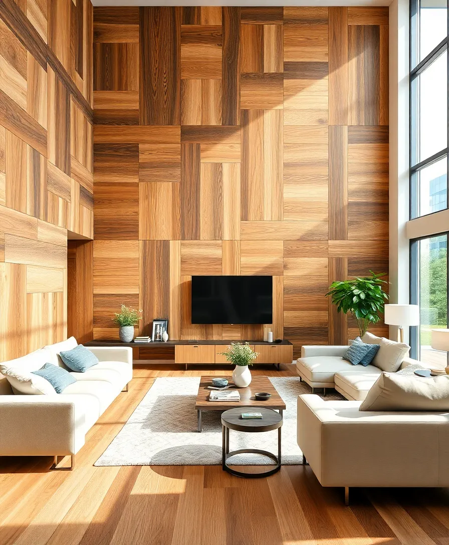 20 Jaw-Dropping Wood Panel Wall Makeovers That Will Inspire Your Next Renovation! - 15. Layered Wood Panels