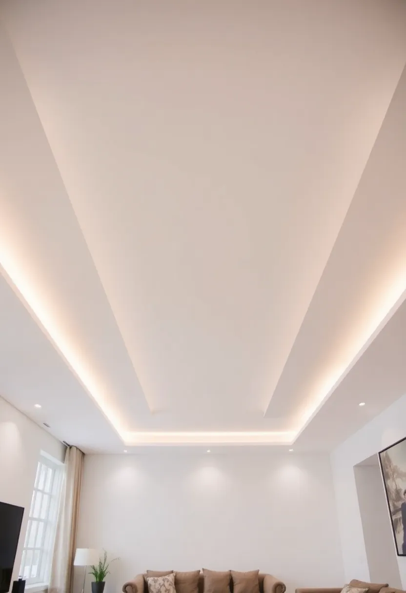 16 Stunning DIY Ceiling Design Ideas That Will Transform Your Space Instantly! - 10. Recessed Lighting for Modern Sophistication