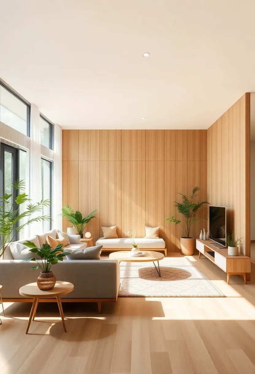 20 Jaw-Dropping Wood Panel Wall Makeovers That Will Inspire Your Next Renovation! - 8. Eco-Friendly Bamboo Panels