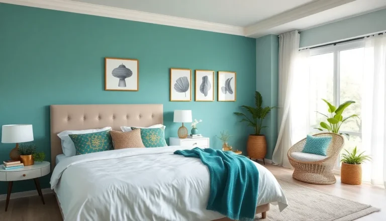 Teal bedroom inspiration