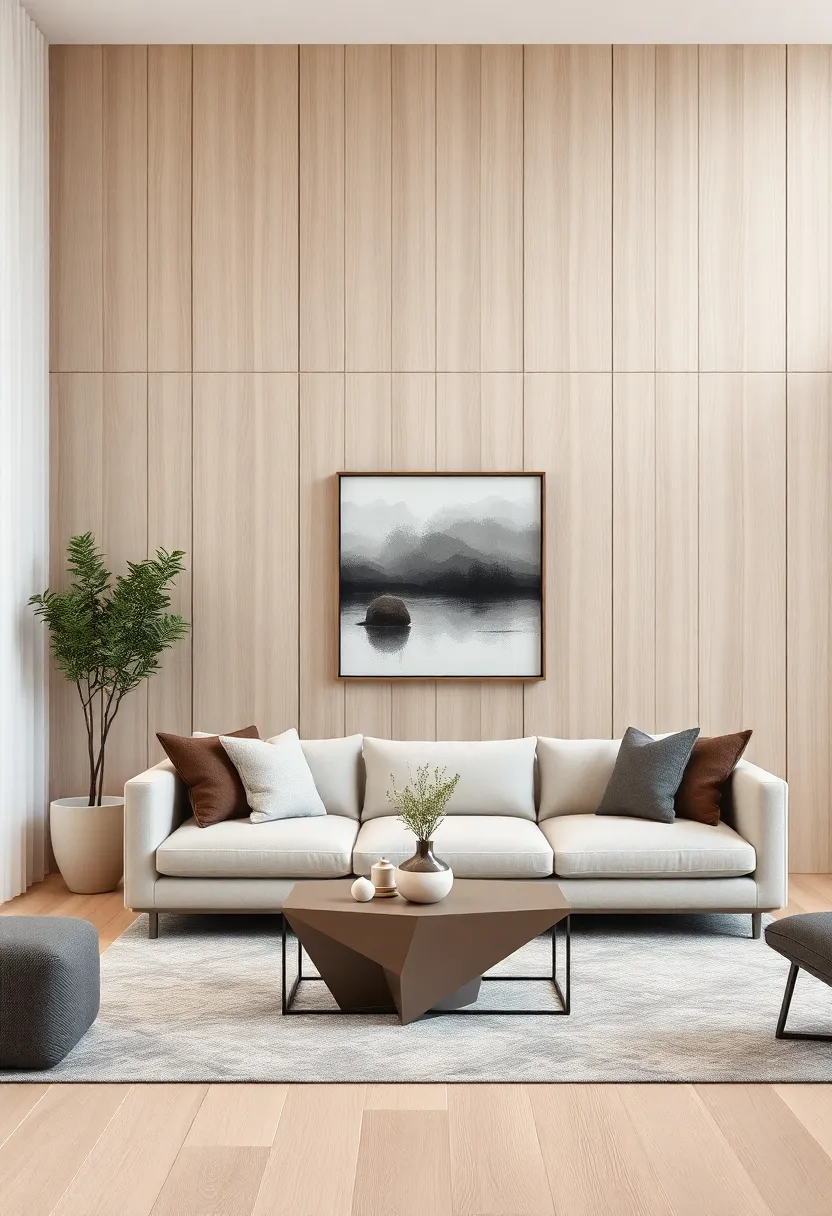 20 Jaw-Dropping Wood Panel Wall Makeovers That Will Inspire Your Next Renovation! - 3. Modern Minimalist Vibes