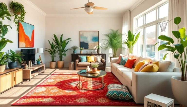 Colorful Living room Setups