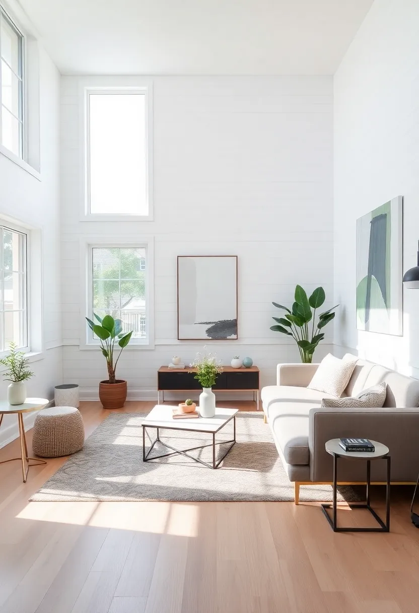 15 Stunning Wainscoting Ideas That'll Transform Your Living Room into a Stylish Retreat! - 2. Modern Shiplap Wainscoting