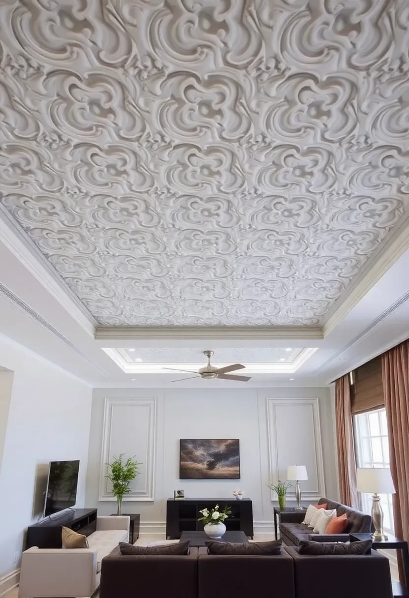 16 Stunning DIY Ceiling Design Ideas That Will Transform Your Space Instantly! - 11. 3D Wall Panels for Textural Interest