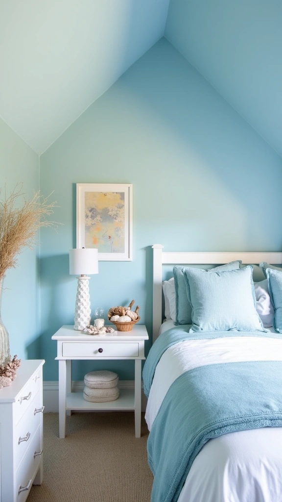 25 Attic Bedroom Ideas That'll Make You Want to Move In (You Won't Believe #13!) - 5. Coastal Calm