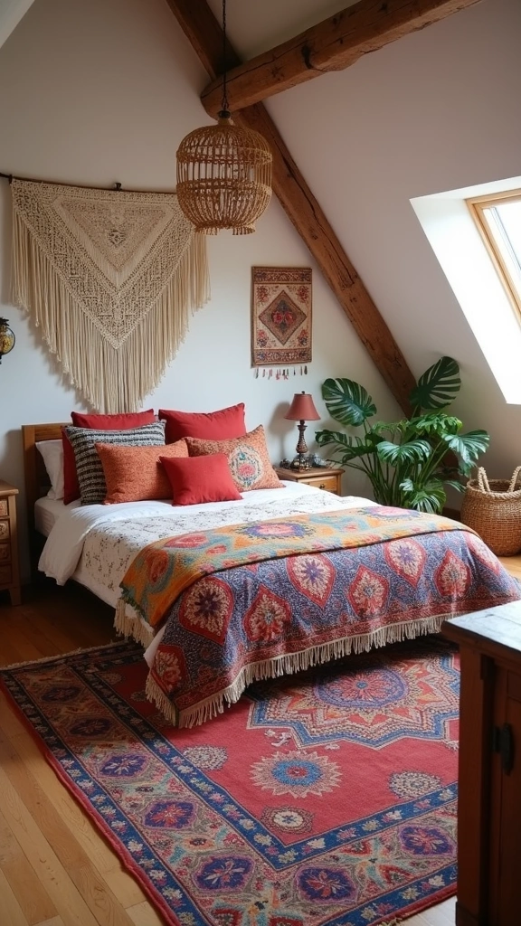 25 Attic Bedroom Ideas That'll Make You Want to Move In (You Won't Believe #13!) - 3. Bohemian Bliss