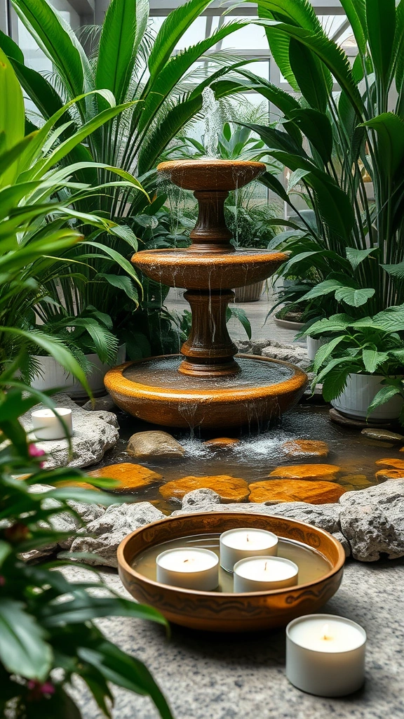 11 Bali Style Decor Ideas to Transform Your Living Room into a Tropical Paradise (Wait Until You See #12!) - 7. Calming Water Features