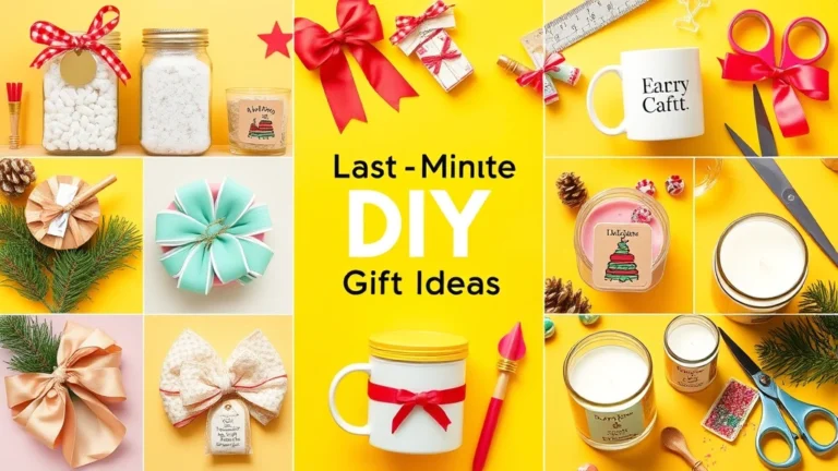 Last-Minute DIY Gifts