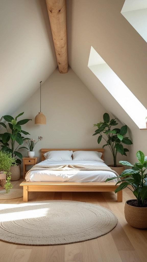 25 Attic Bedroom Ideas That'll Make You Want to Move In (You Won't Believe #13!) - 10. Zen Retreat
