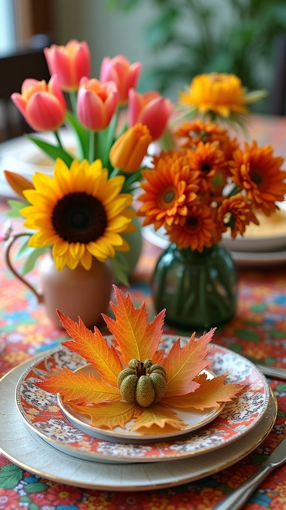 15 Stunning Faux Flower Arrangements That'll Transform Your Home on a Budget! - 5. Seasonal Blooms for Year-Round Beauty