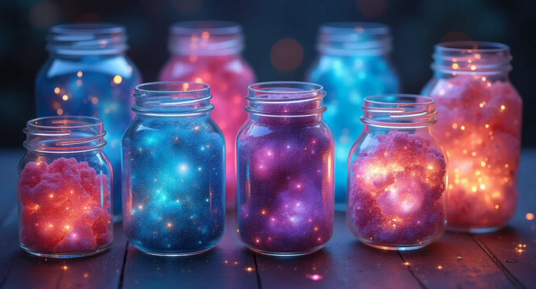 galaxy diy jar