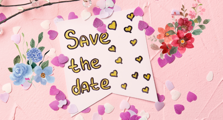 save the date wedding card