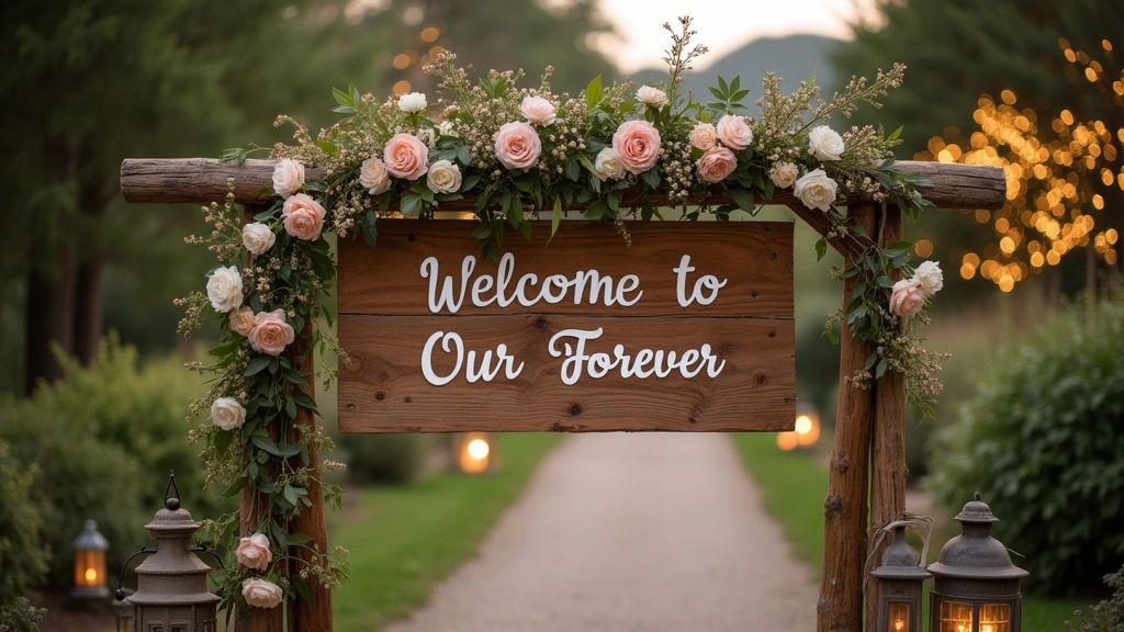 10 Rustic Wedding Entrance Signs That Will Leave Your Guests in Awe!