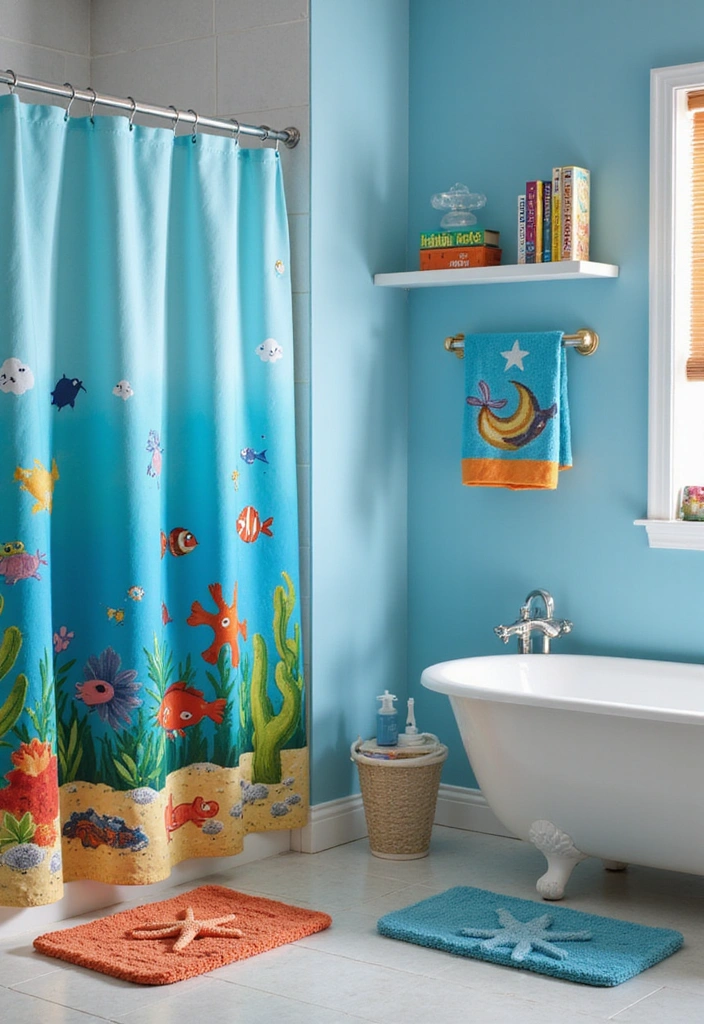 Kids Bathroom Decor Ideas That'll Make Splash Time Extra Fun! - 1. Underwater Adventure Theme