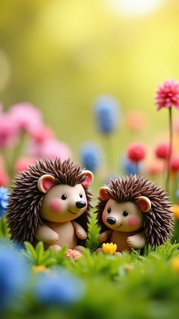 10 Adorable Clay Animals You Can Make Today (Perfect for Kids and Adults!) - 9. Fun Hedgehogs