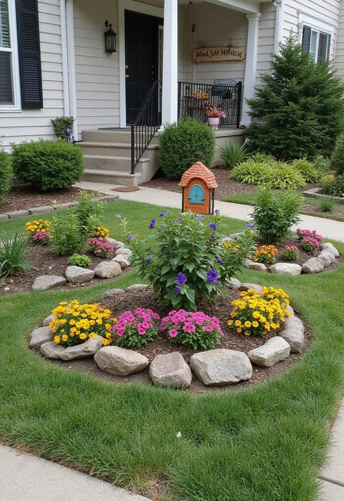 10 Stunning Raised Flower Beds That Will Transform Your Front Yard! - 9. Themed Flower Beds