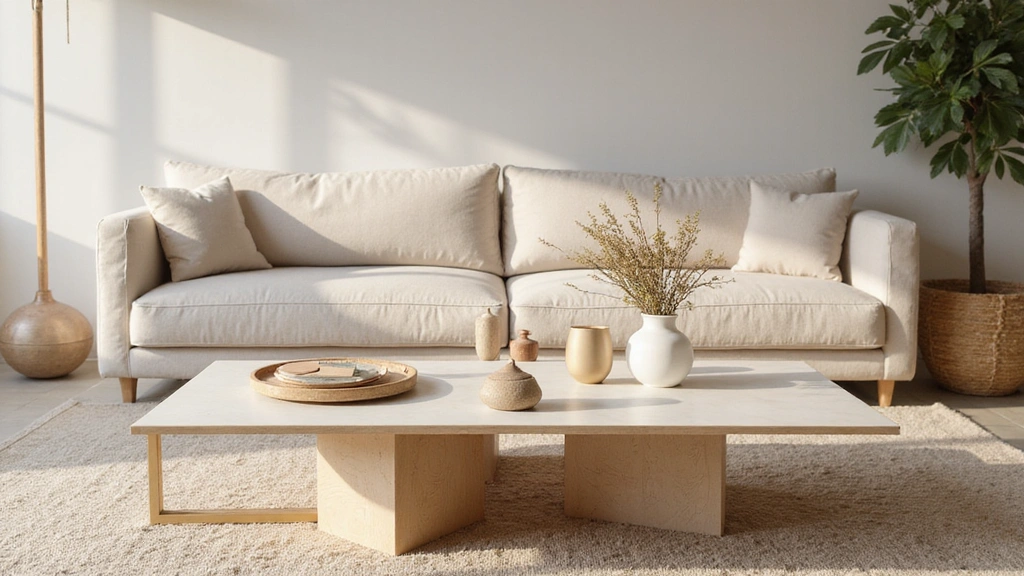 12 Minimalist Coffee Table Arrangements That Prove Less is More