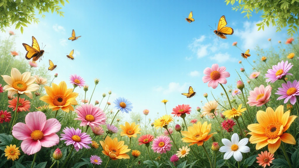 Colorful Flower Garden